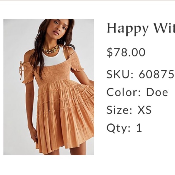Free People Mini Dress - Picture 2 of 2